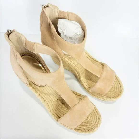 Kenneth Cole Olivia T-strap Espadrille Sandals -6.5 - Picture 6 of 8